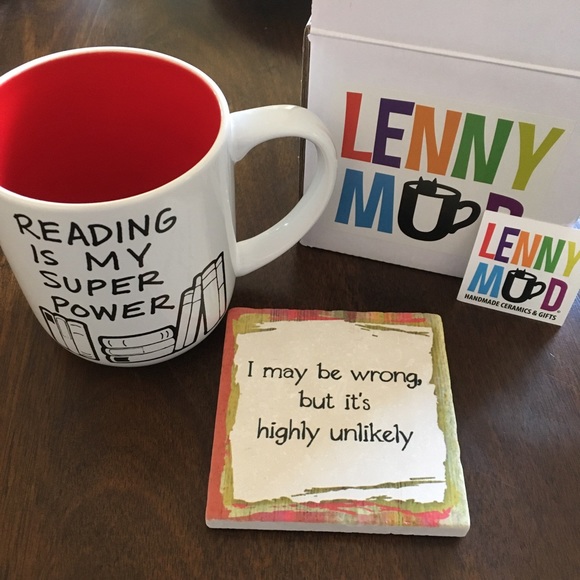 NWT Sassy Mug & Coaster Set - Picture 1 of 6
